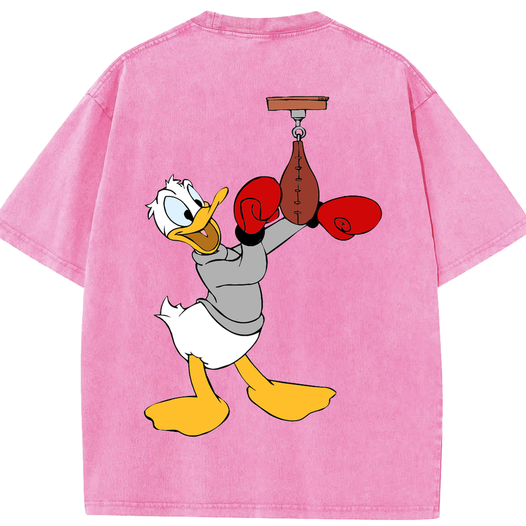 （画像用） ミッキーマウス Mickey Mouse 綿100% ヴィンテージ風 半袖Tシャツ（背面プリント）